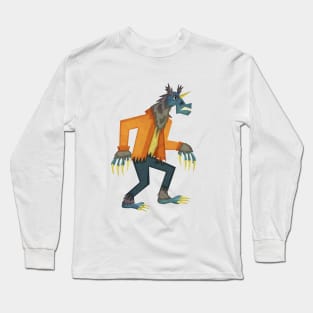 Unicorn Werewolf Long Sleeve T-Shirt